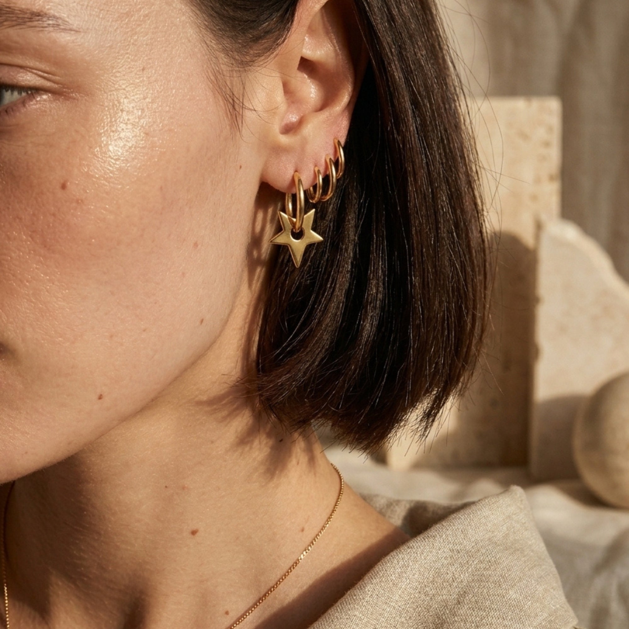 The Astra Hoop Earrings