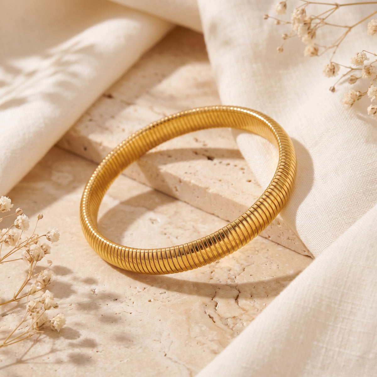 De geribbelde Tubogas-armband