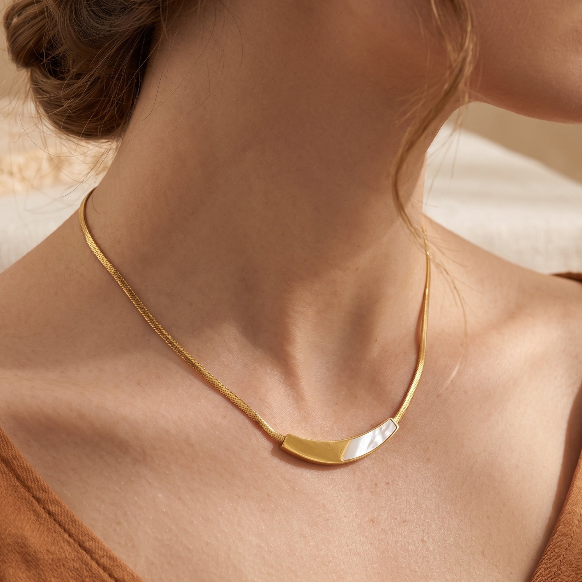 The Dianella Mother of Pearl Necklace
