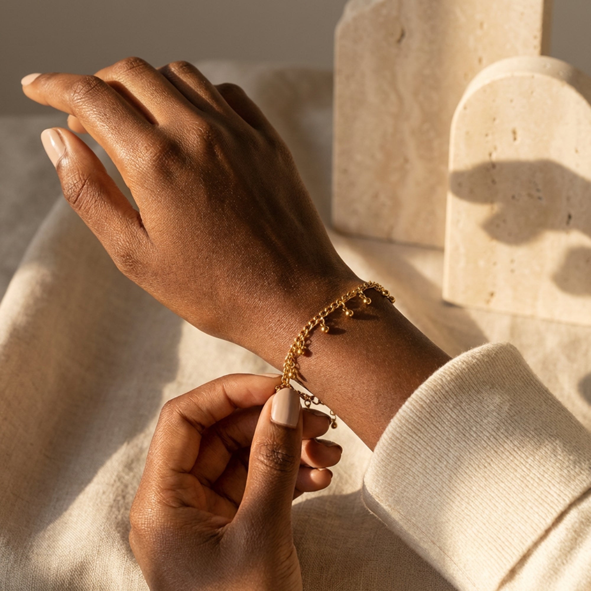 The Seraphina Droplet Bracelet