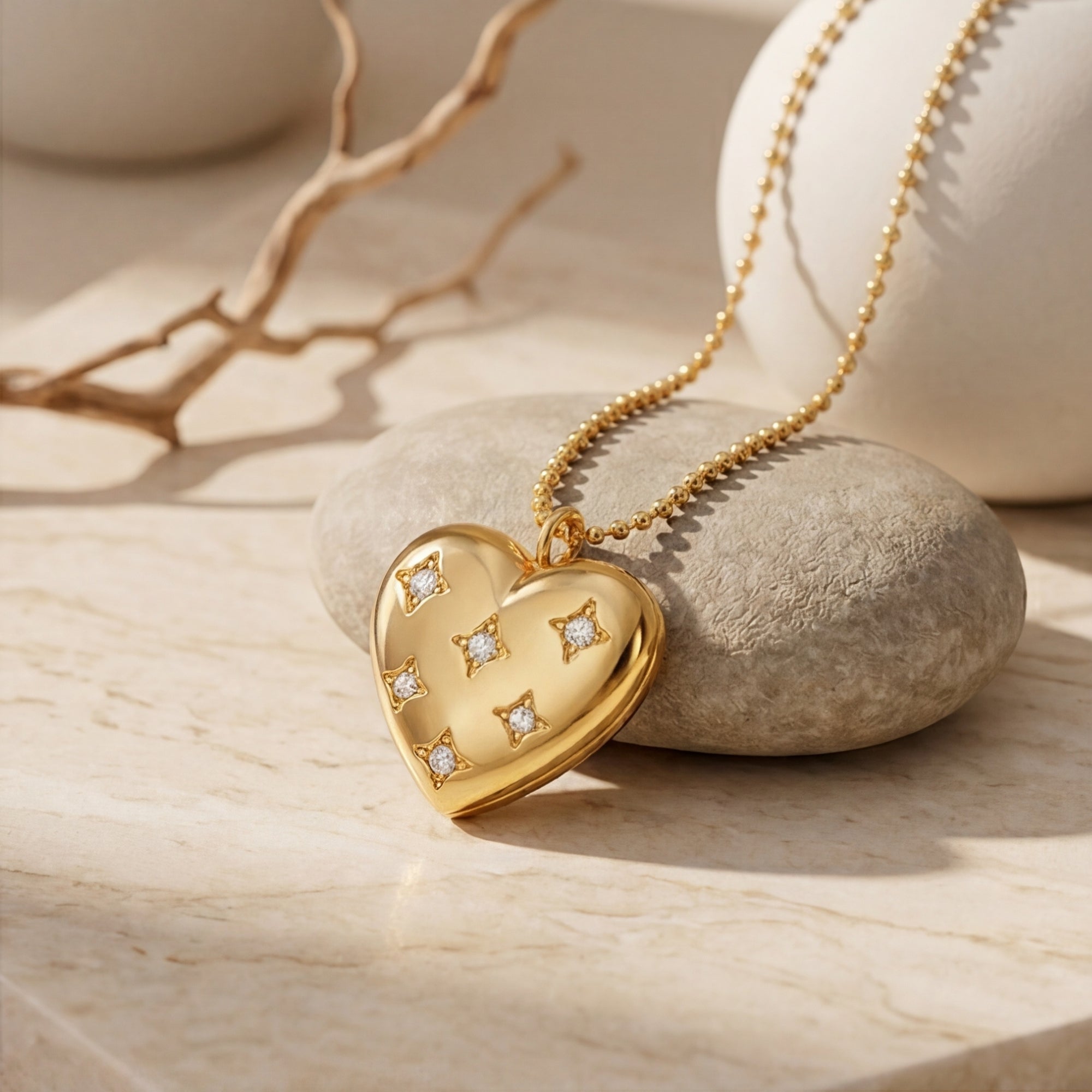 The Cherished Heart Locket Necklace