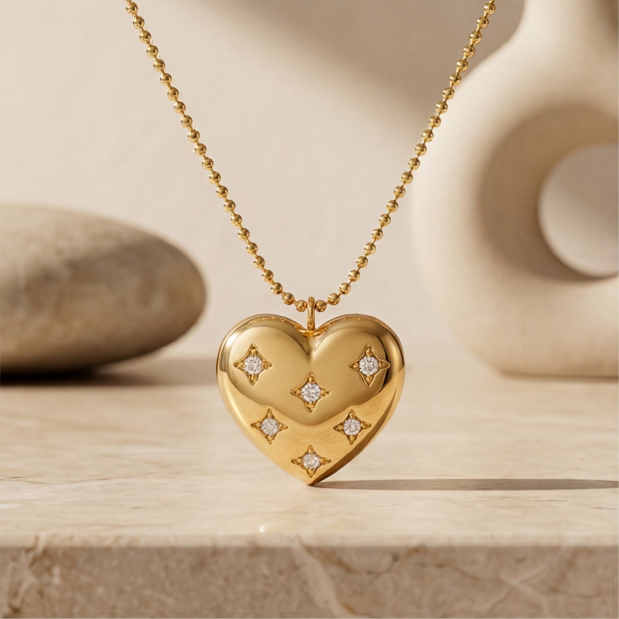 The Cherished Heart Locket Necklace