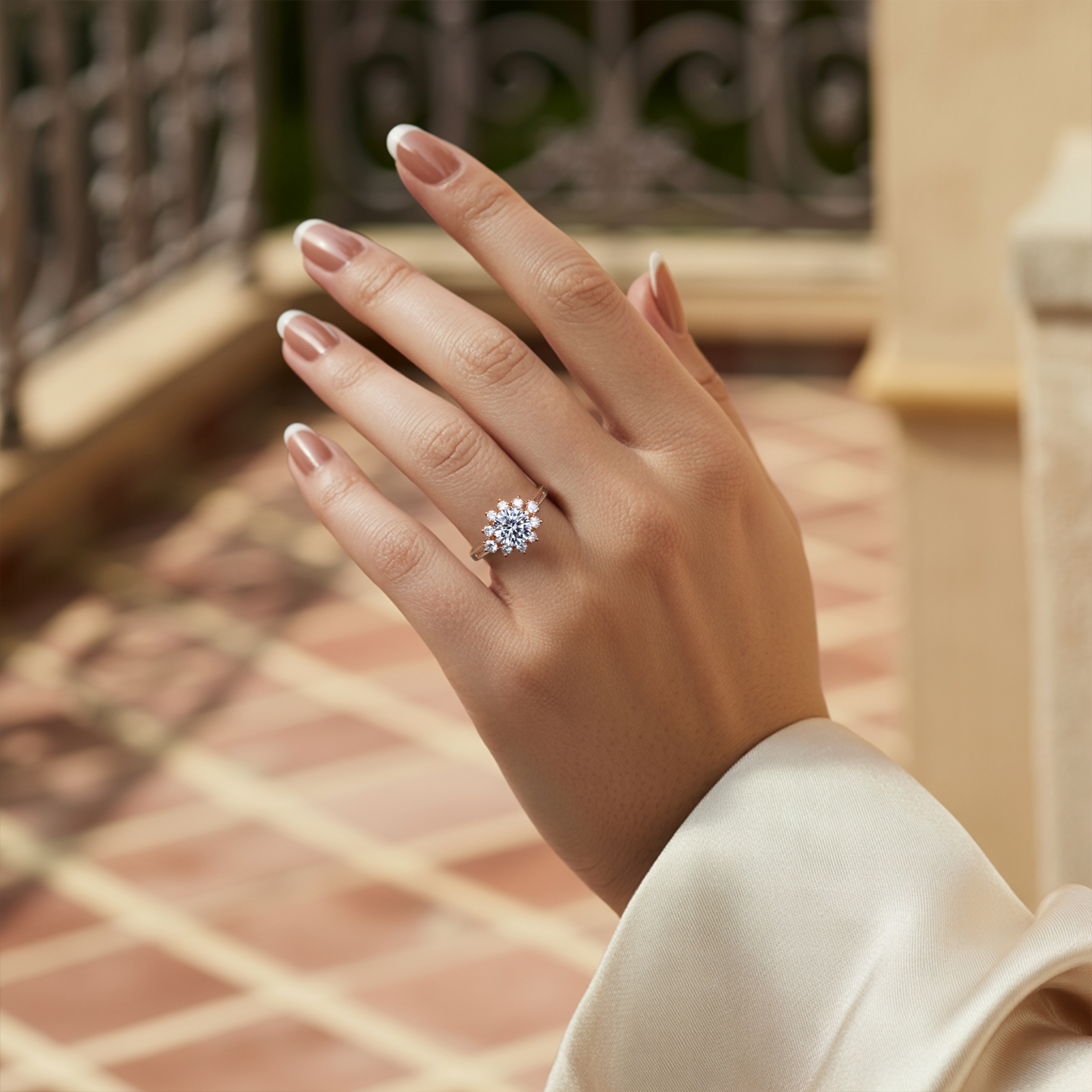 The Bethany - White Moissanite Ring