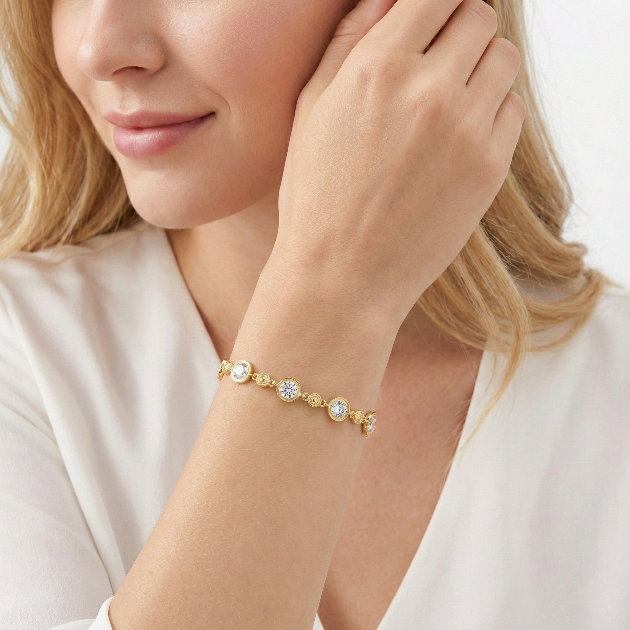 The Mirellia Station Bracelet - 18K Gold Vermeil