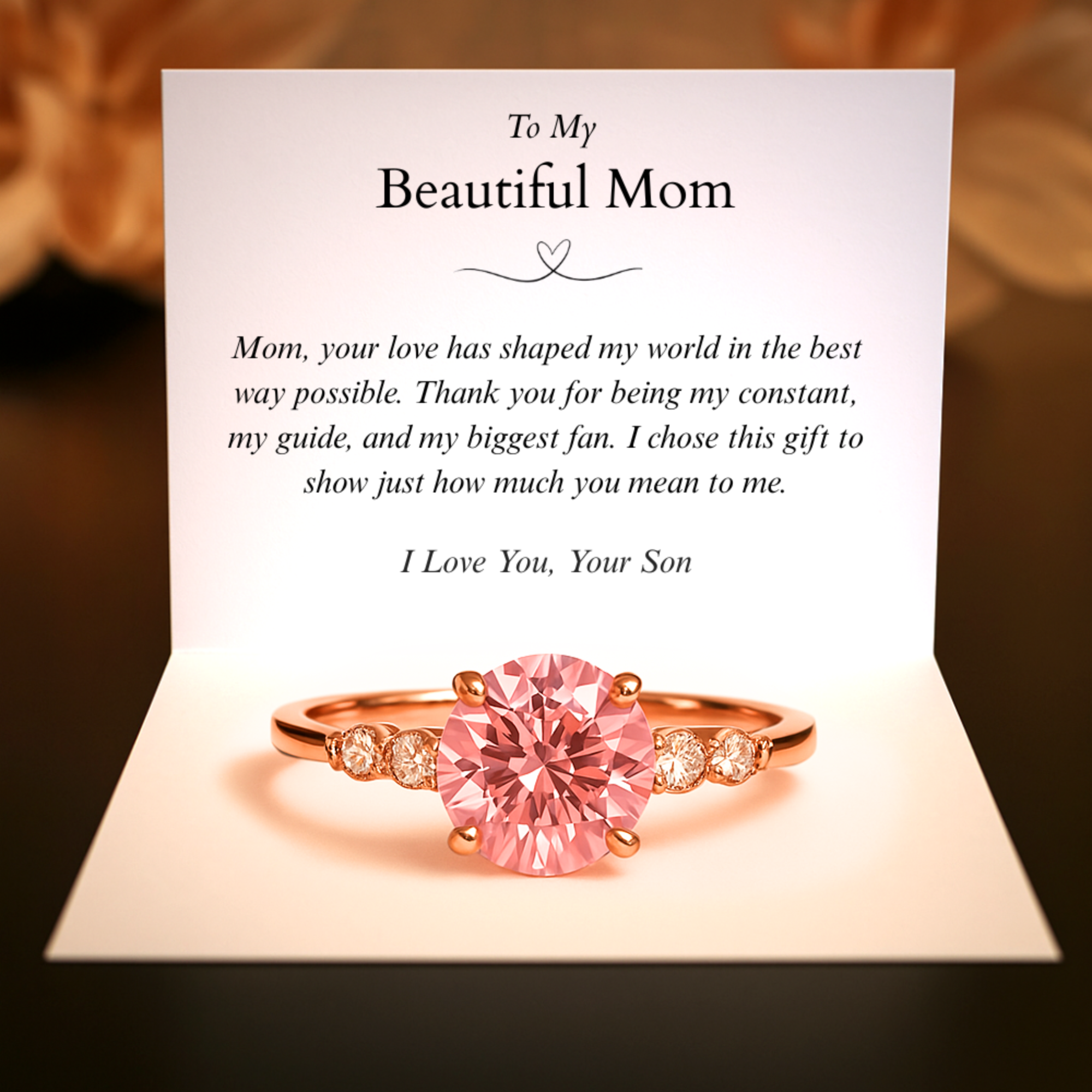 The Nicolette | Beautiful Mom | Mothers Day Gift, From Son