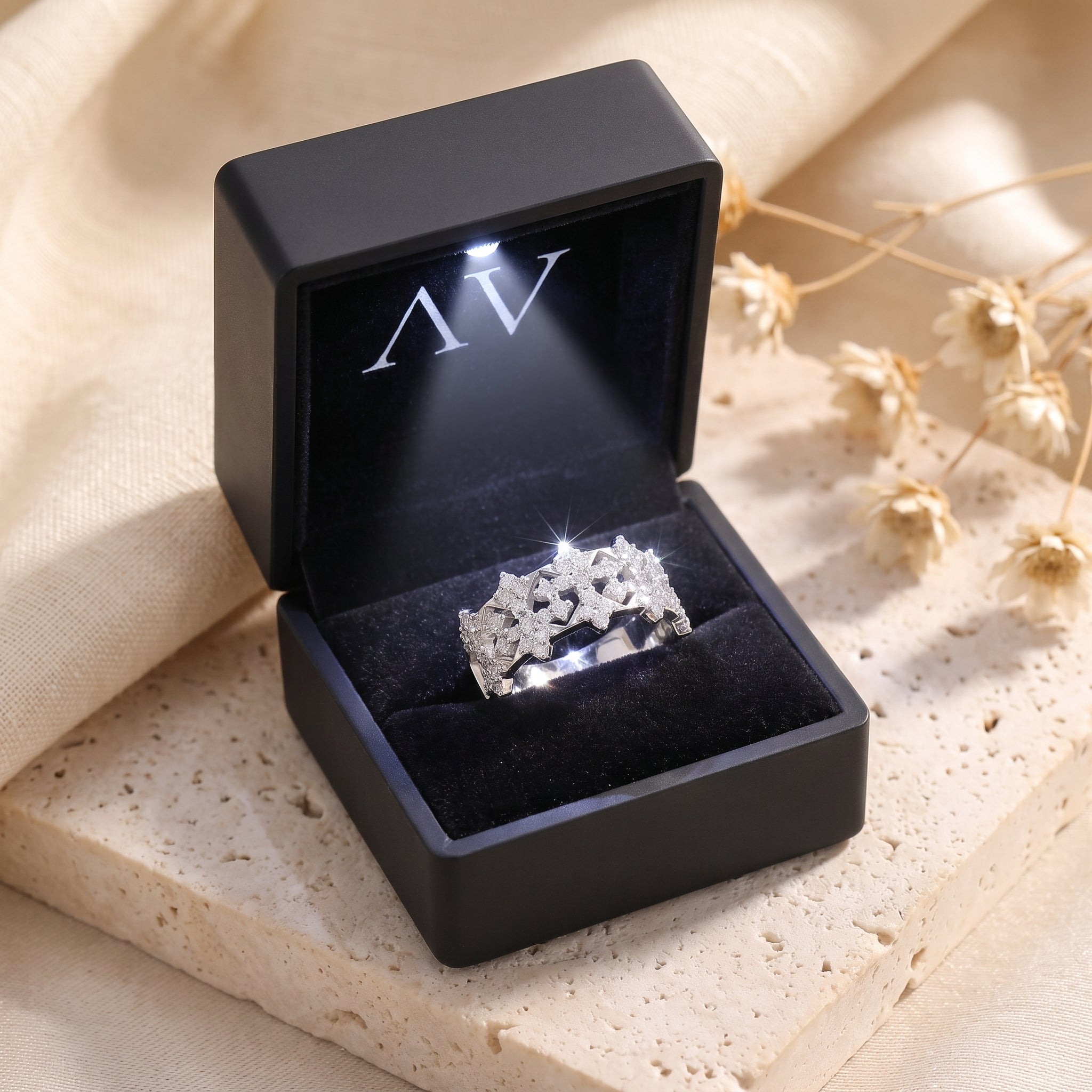 YLQ4567-rings - Premium LED Gift Box Presentation