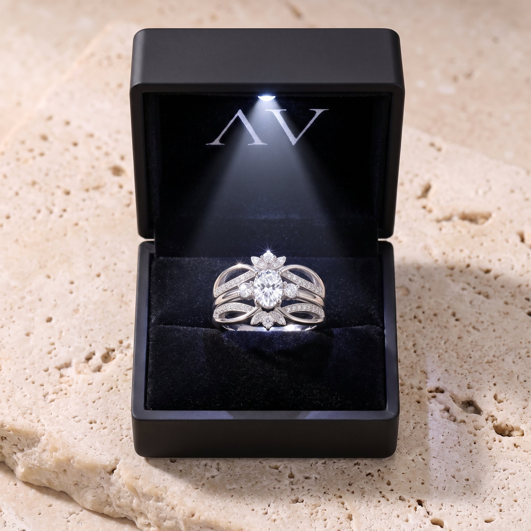 YLQ4576-rings - Premium LED Gift Box Presentation