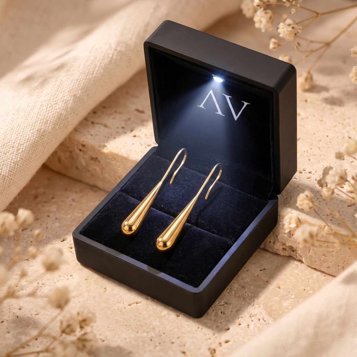 YLQ49207-earrings - Premium LED Gift Box Presentation