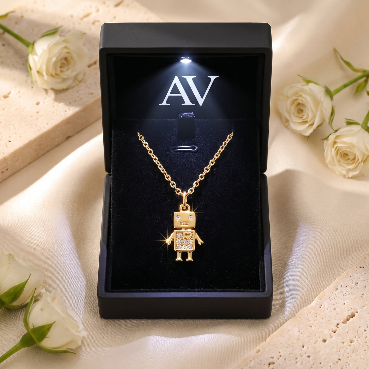 YLQ49306-NECKLACE - Premium LED Gift Box Presentation