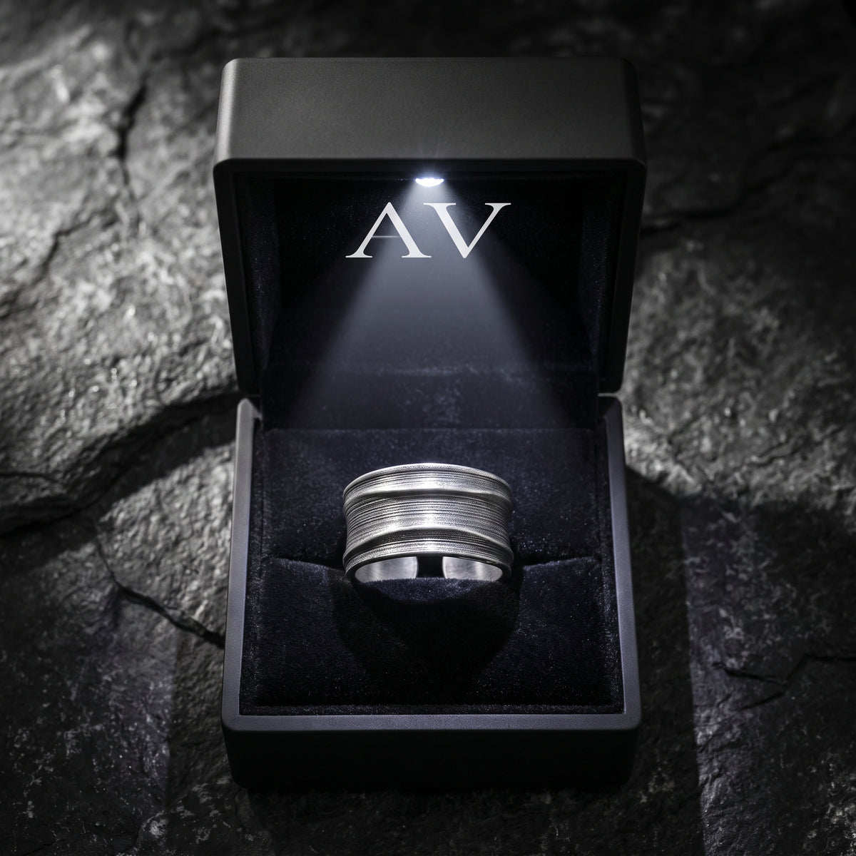 YLQ49978-rings - Premium LED Gift Box Presentation