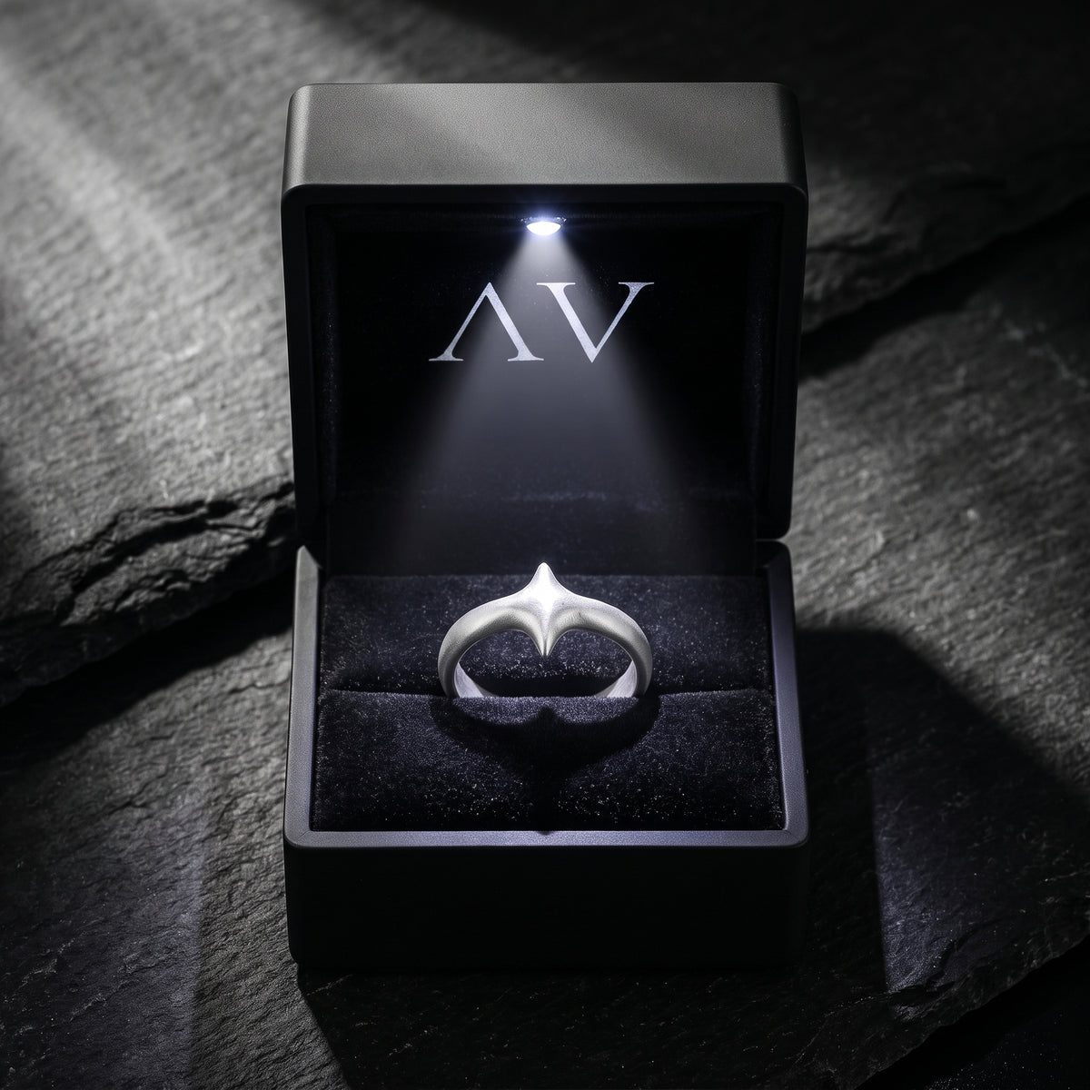 YLQ50186-rings - Premium LED Gift Box Presentation